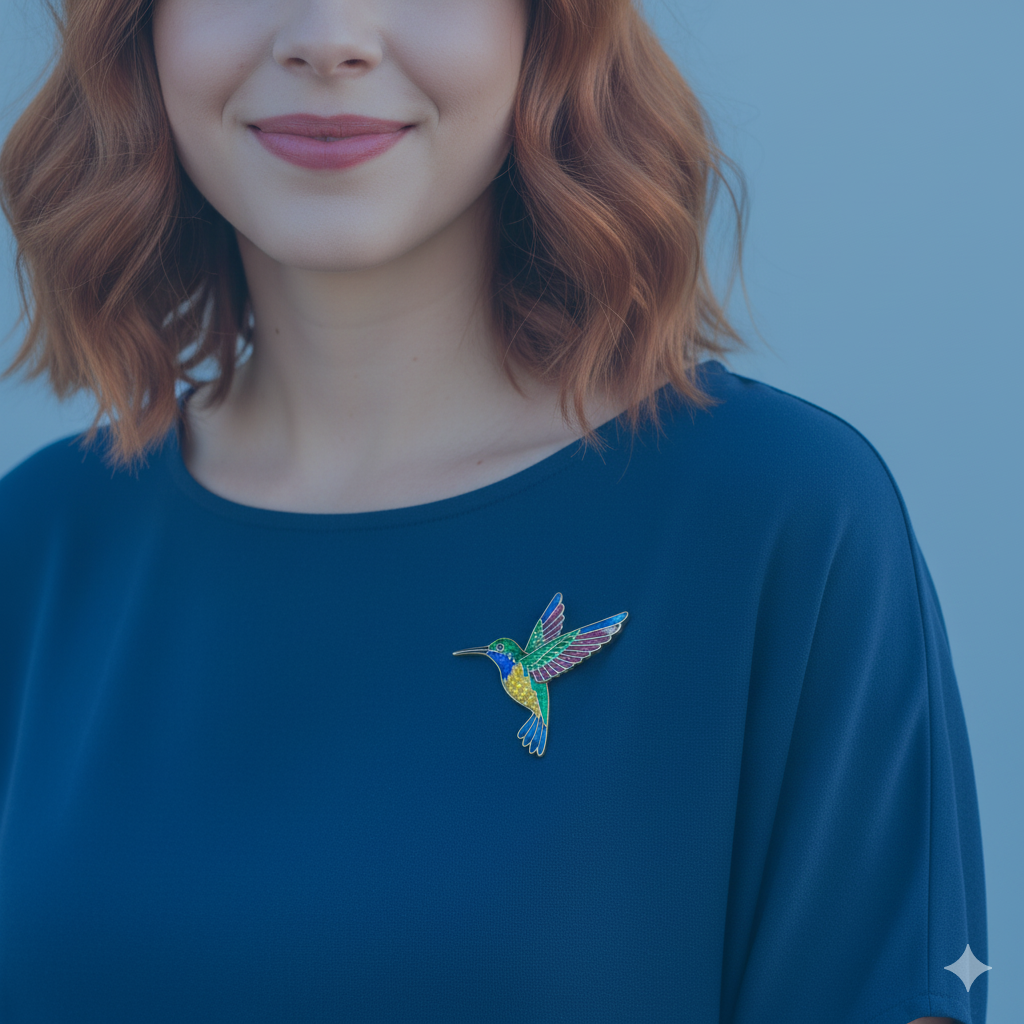 A Whimsical Enamel Brooch - Image 4